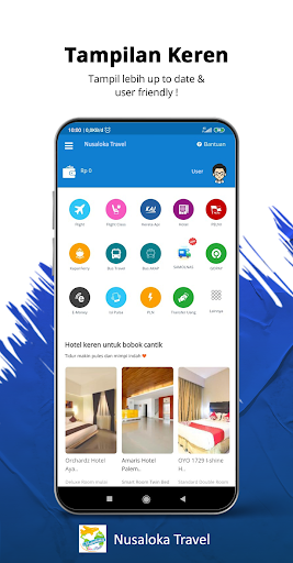 Android application Nusaloka Travel screenshort