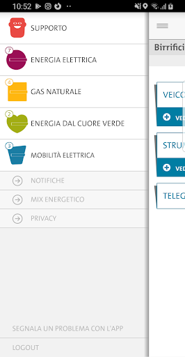 Android application ECTA - Energia che ti app screenshort