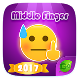 Keyboard Sticker Middle Finger icon