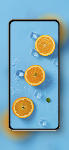 Blue Wallpaper Screen 2