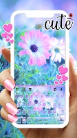 screenshot of Soft Pink Flower Theme
