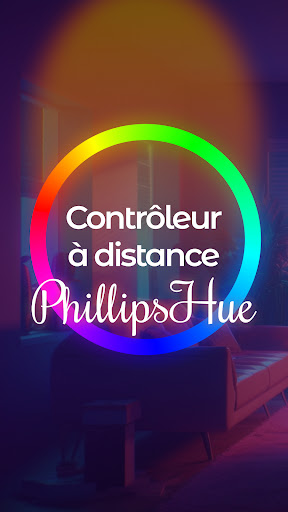 Android application Télécommande Hue Light App screenshort