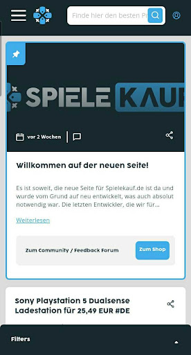 Android application Spielekauf – Preisvergleich & screenshort