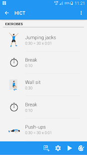 Home workouts to stay fit Captura de tela
