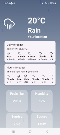 Kukiweb WeatherLite Screen 2
