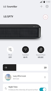 LG Sound Bar Screenshot