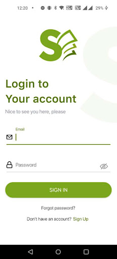 Android application Sendbit screenshort