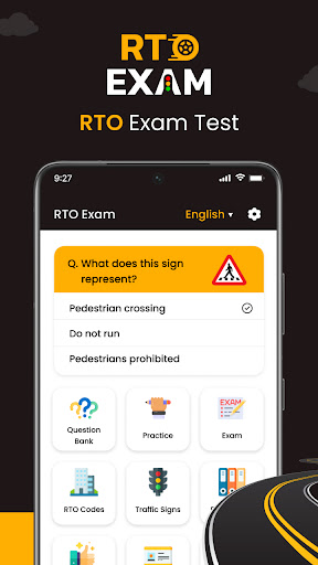 Android application RTO India Driving Licence Test screenshort
