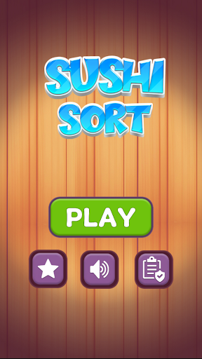 Android application Sushi Sort Master screenshort