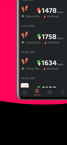 Walkers-Pedometer Step Tracker Screen 3