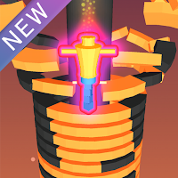 Stack Ball  Drill  Crash 3d helix jump tower