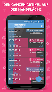 Fuel Manager Pro (Verbrauch) Screenshot