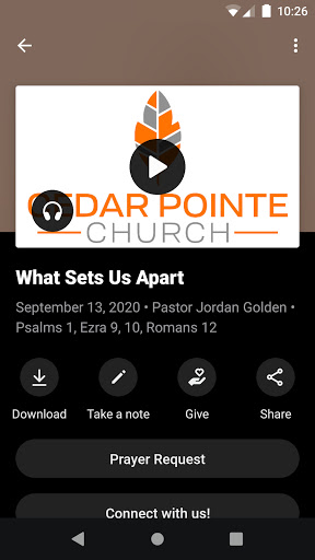 Cedar Pointe Church Screen 3