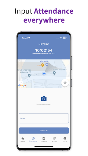 Android application HRZero V2 screenshort