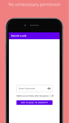 Secret Lock - File Encryption Screen 3