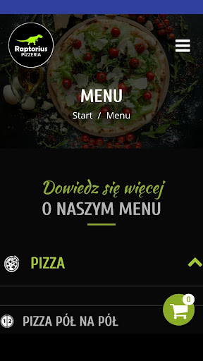Android application Raptorius Łazarz screenshort