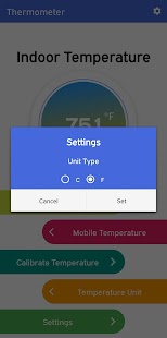 Thermometer Room Temperature Capture d'écran