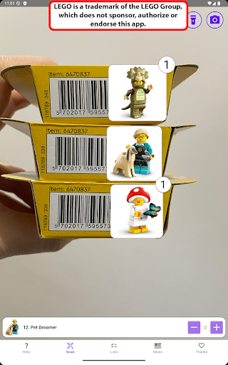 Minifig Scan screenshot 14