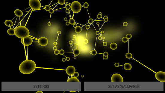 Molecules 3D Live Wallpaper Captura de tela