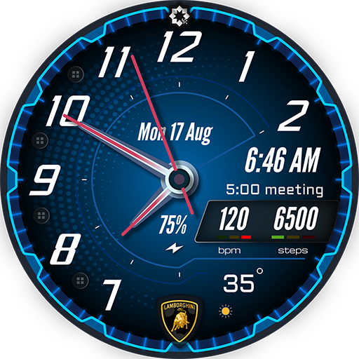 D360 Lamborghini Watch Face Download on Windows