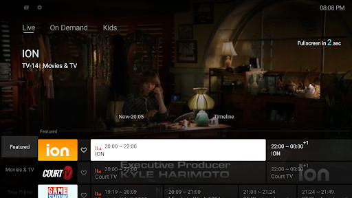 Android application TCL Channel Plus screenshort