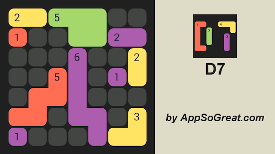 D7: embale os dominós por 7 Captura de tela