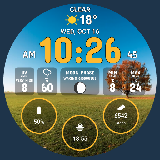 Weather Watch Face by HuskyDEV Logo