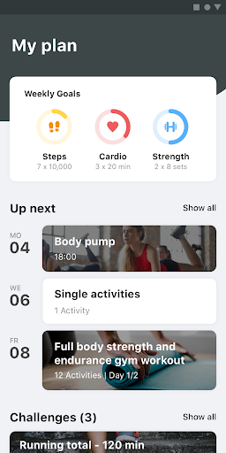 Android application 2Gates Sport & Nutrition screenshort
