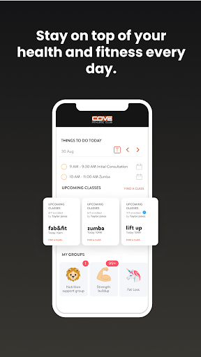 Cove Athletic Club Screen 2