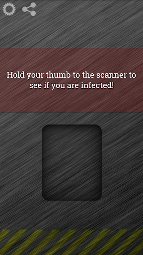 Android application Zombie Scanner Prank screenshort