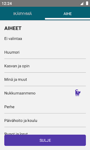 Kirjatin perhelukudiplomi Screen 3