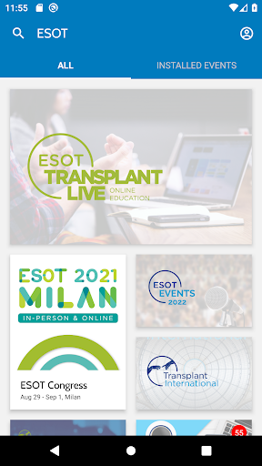 Android application ESOT screenshort