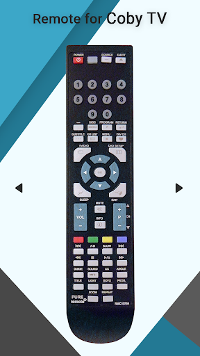 Remote for Coby TV Screen 3