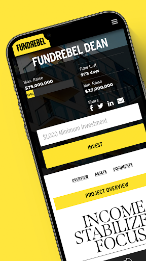 Android application FundRebel screenshort