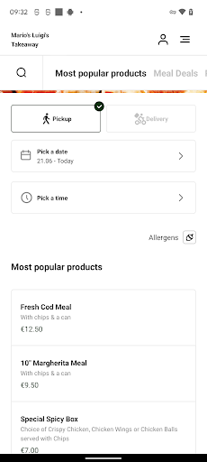 Marios Luigis Takeaway Screen 3