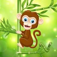 Bamboo Climbing Monkey
