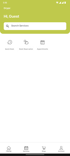 Android application DRYPZ screenshort