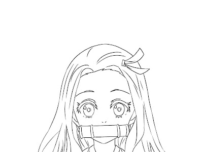 Anime demon slayer nezuko drawing easy 198212