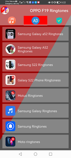 OPPO F19 Ringtones Screen 2