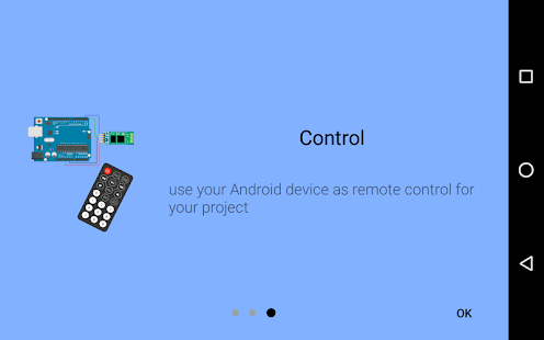 Arduino bluetooth controller Screenshot