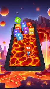 Chain Cube: 2048 3D game