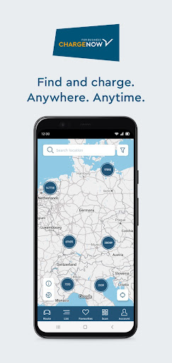 Android application CHARGE NOW for Business screenshort