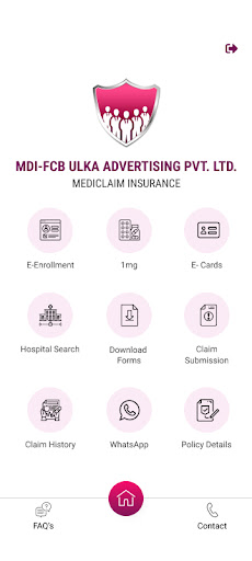 MDI FCB Ulka Mediclaim Screen 2
