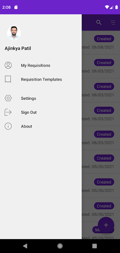 Infor LN Requisition Screen 2