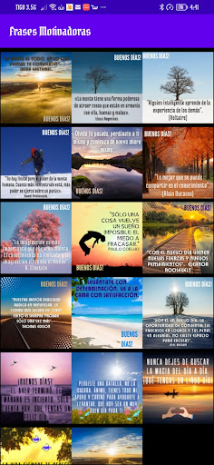 Android application Frases Motivadoras screenshort