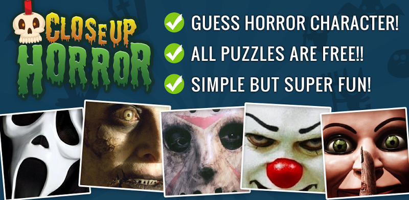 Close Up Horror: Pic Word Quiz