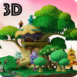 3D Cartoon Park live wallpaper icon