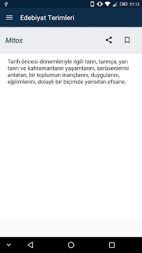 Edebi Terimler Sözlüğü Screen 3