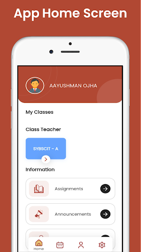 Android application ADKD COLLEGE - TEACHERS APP screenshort