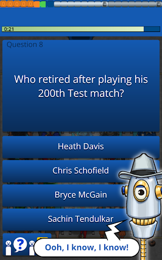 Android application QuizTix: International Cricket screenshort